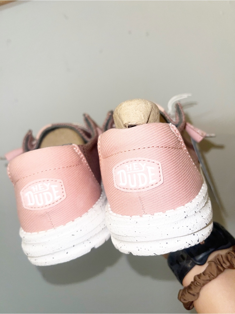 Hey Dude Wendy Women's Casual Knit Slip-On Sneakers - Dusty Pink - Picture 7 of 10